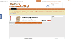 Desktop Screenshot of kultura.rzeszowska24.pl