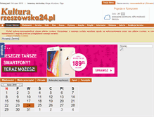 Tablet Screenshot of kultura.rzeszowska24.pl